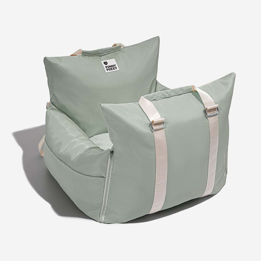 Linden - Dog Car Seat Bed with Safety Buckle, Dual-Use