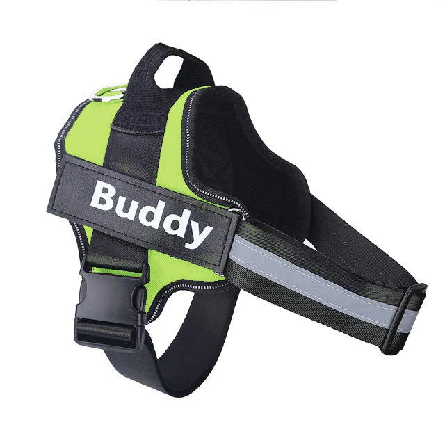 Brio - Personalised No-Pull Dog Harness with Engraved Nameplate