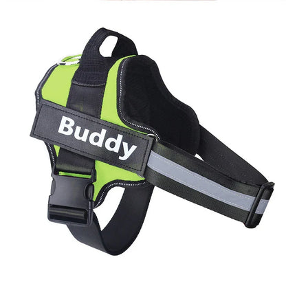 Brio - Personalised No-Pull Dog Harness with Engraved Nameplate