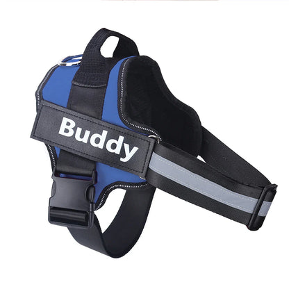 Brio - Personalised No-Pull Dog Harness with Engraved Nameplate