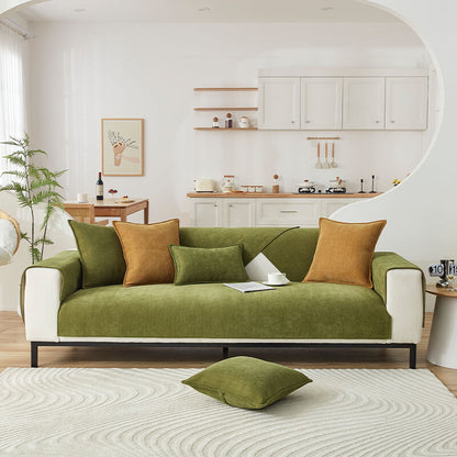 Halo - Herringbone Chenille Couch Cover, Waterproof and Antibacterial