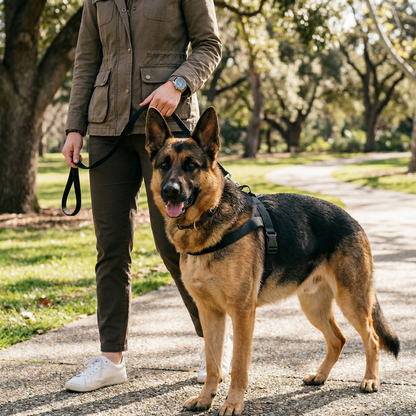 Higgle No-Pull Dog Harness Black (Medium)