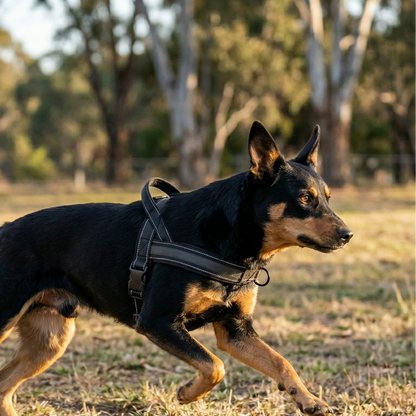 Higgle No-Pull Dog Harness Black (Medium)
