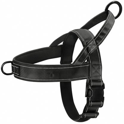 Higgle No-Pull Dog Harness Black (Medium)