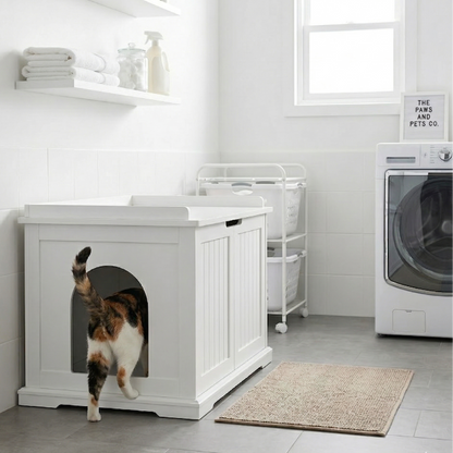 HideAway Cat Litter Cabinet And Indoor Cat Enclosure