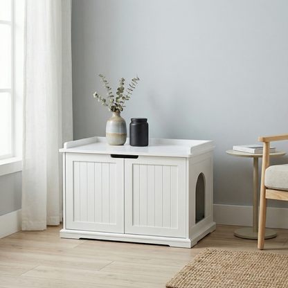 HideAway Cat Litter Cabinet And Indoor Cat Enclosure