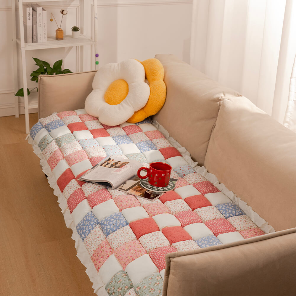 Holm - Quilted Cotton Garden Sofa Protector Cover