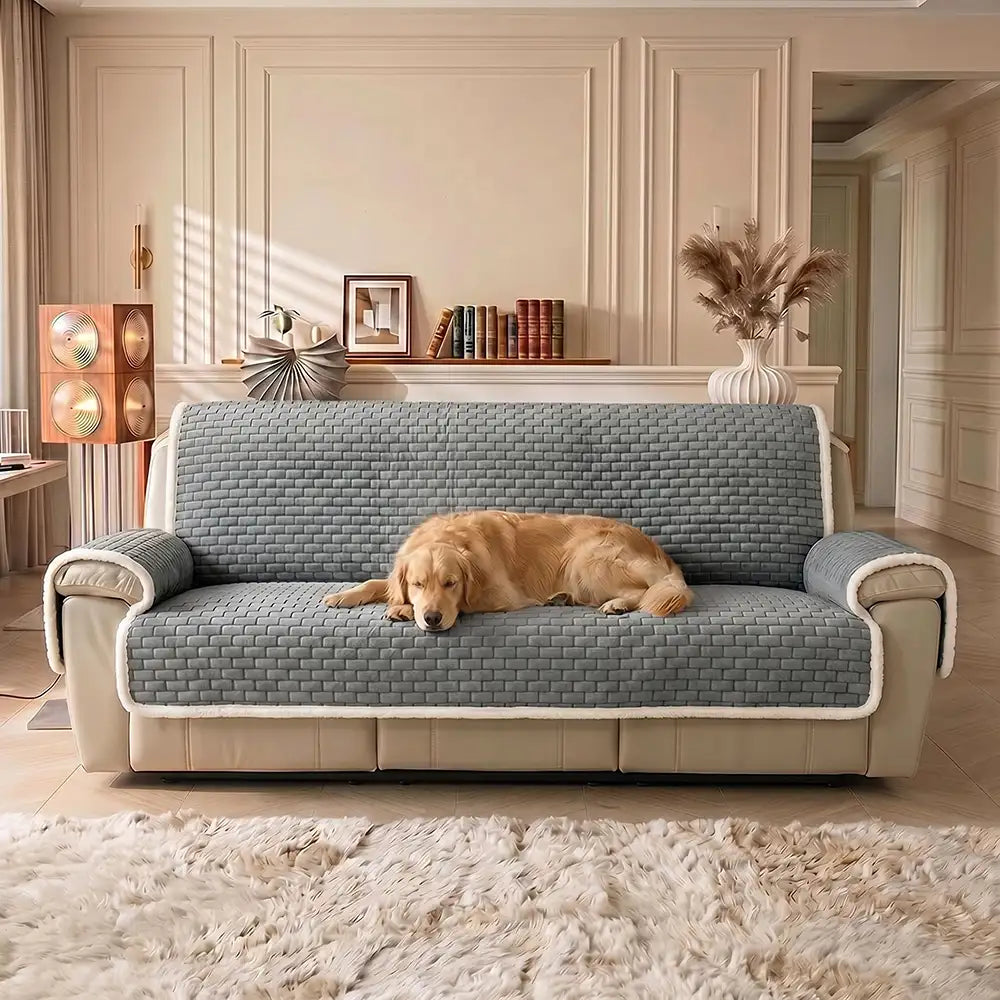 Cairn - Plush Scratch-Resistant Sofa Cover, Elastic Straps