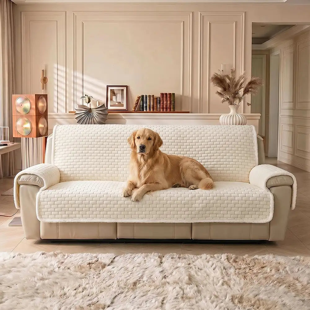 Cairn - Plush Scratch-Resistant Sofa Cover, Elastic Straps