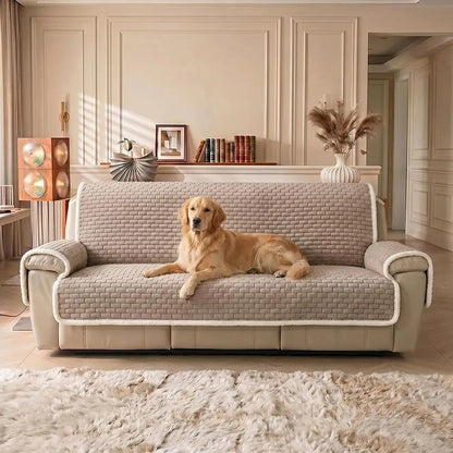 Cairn - Plush Scratch-Resistant Sofa Cover, Elastic Straps