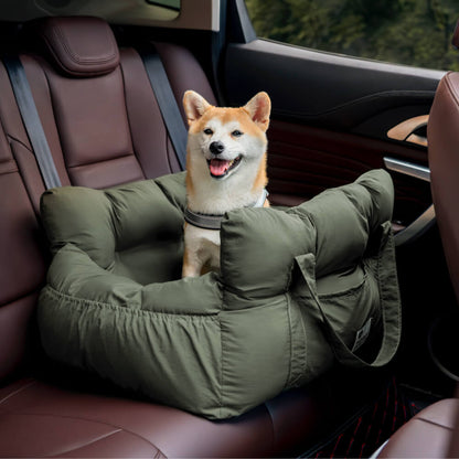 Linden - Dog Car Seat Bed with Safety Buckle, Dual-Use