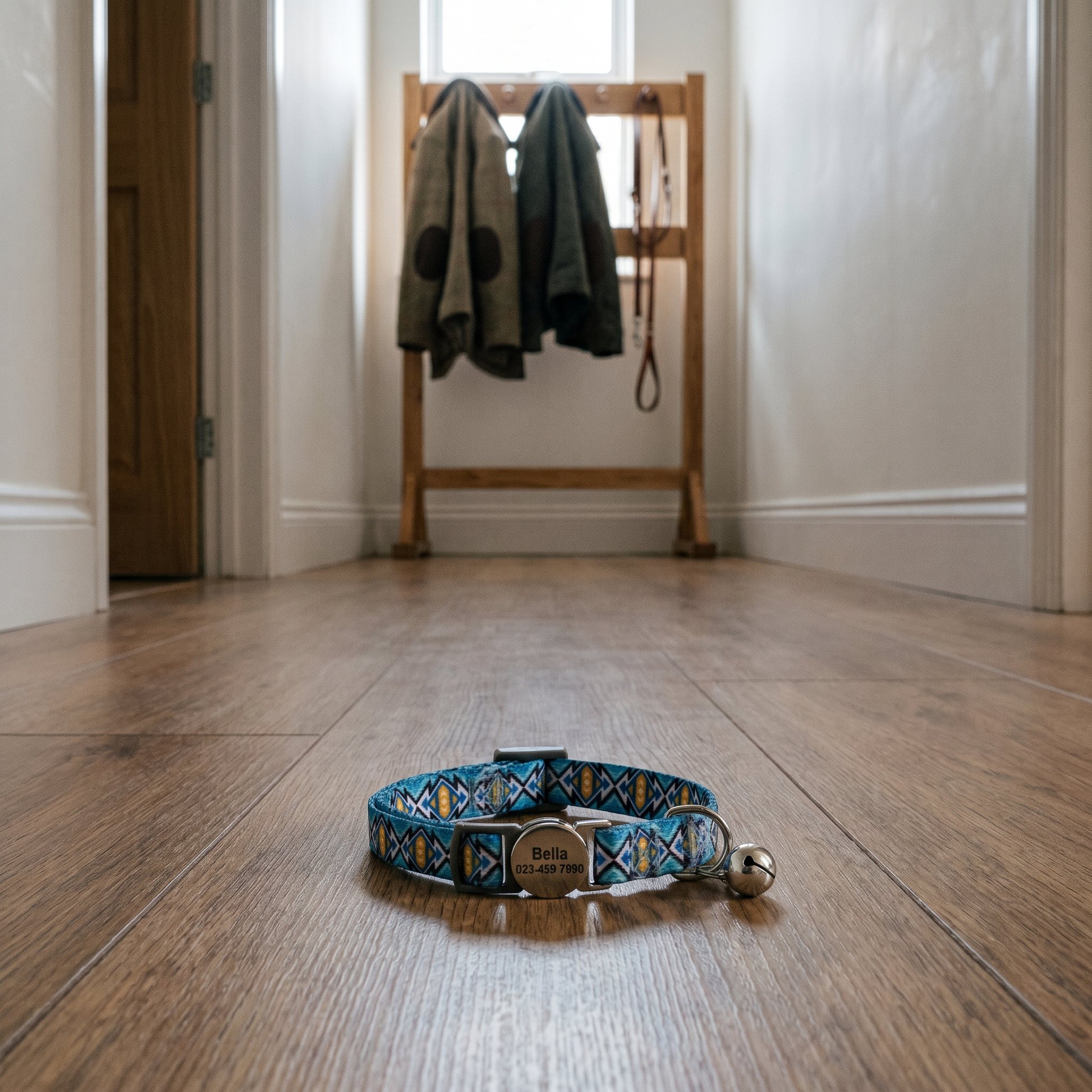Reef personalised cat collar — studio lifestyle