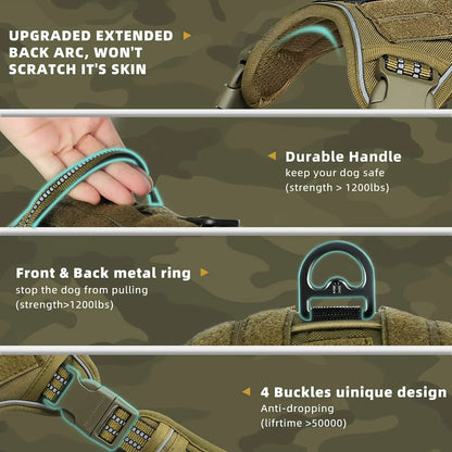 Nova - No-Pull Breathable Dog Harness with Reflective Strips, Front Clip