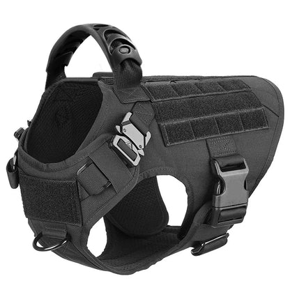 Caspian - Large Dog Tactical No-Pull Harness, Front & Back Clip