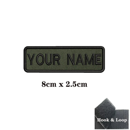 Trent - Personalised Velcro Dog Harness Name Patch