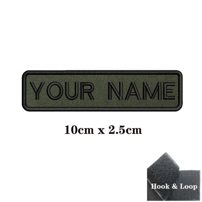 Trent - Personalised Velcro Dog Harness Name Patch