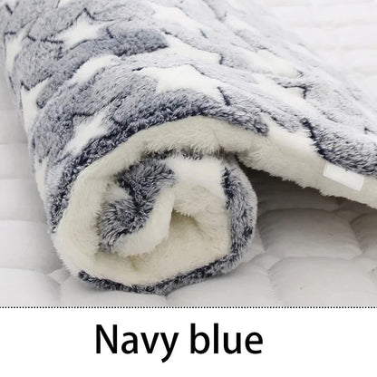Eden - Flannel Sleeping Mat for Dogs and Cats, Non-Slip and Washable