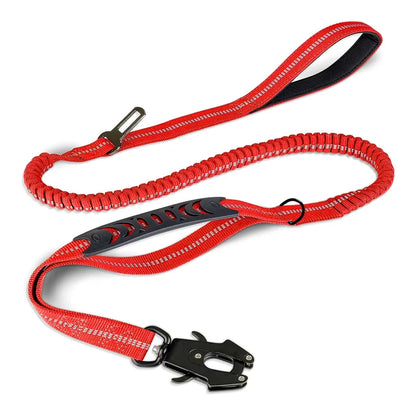 Vesper - Bungee Leash with Dual Handles and Car Clip