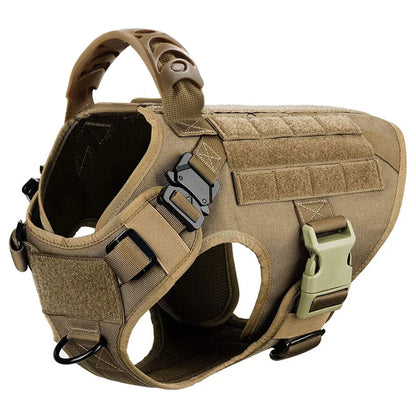 Caspian - Large Dog Tactical No-Pull Harness, Front & Back Clip