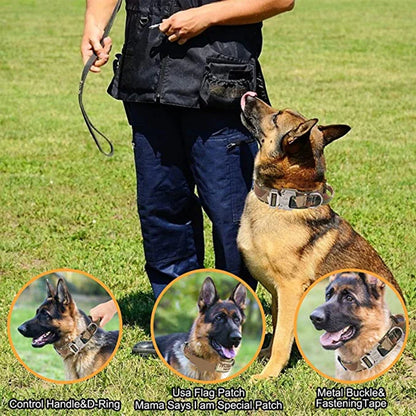Cedar - Heavy Duty Tactical Dog Collar with Control Handle, 1000D Nylon