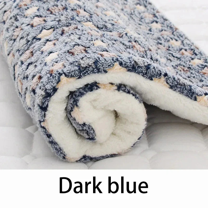 Eden - Flannel Sleeping Mat for Dogs and Cats, Non-Slip and Washable