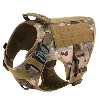Onyx - Tactical Dog Harness Full Set with Leash & MOLLE Pouches