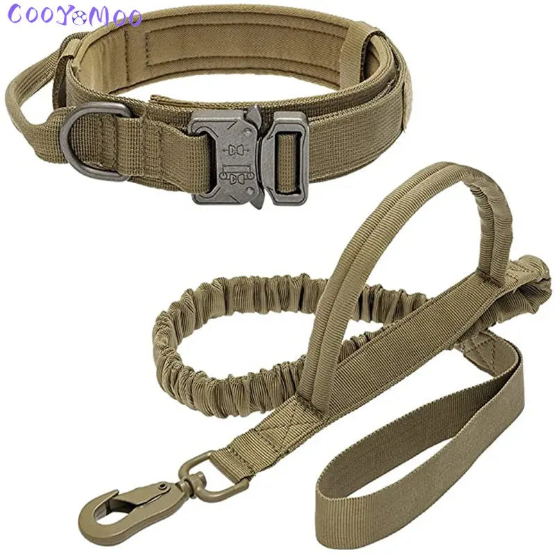 Cedar - Heavy Duty Tactical Dog Collar with Control Handle, 1000D Nylon
