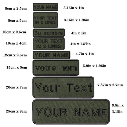 Trent - Personalised Velcro Dog Harness Name Patch