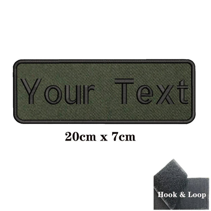 Trent - Personalised Velcro Dog Harness Name Patch