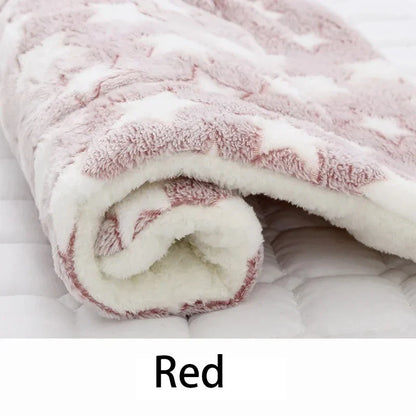 Eden - Flannel Sleeping Mat for Dogs and Cats, Non-Slip and Washable