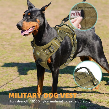 Nova - No-Pull Breathable Dog Harness with Reflective Strips, Front Clip