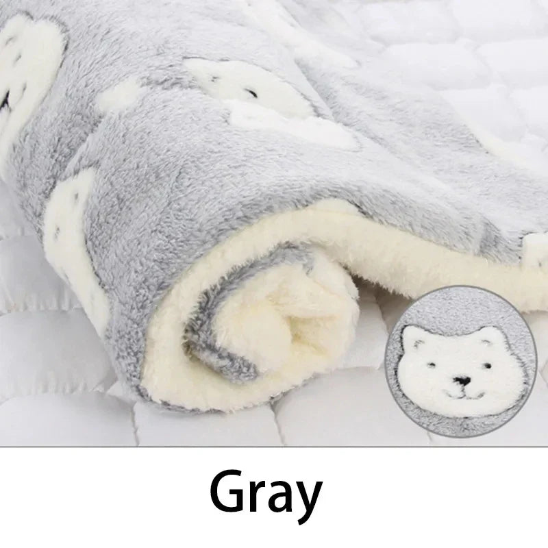 Eden - Flannel Sleeping Mat for Dogs and Cats, Non-Slip and Washable
