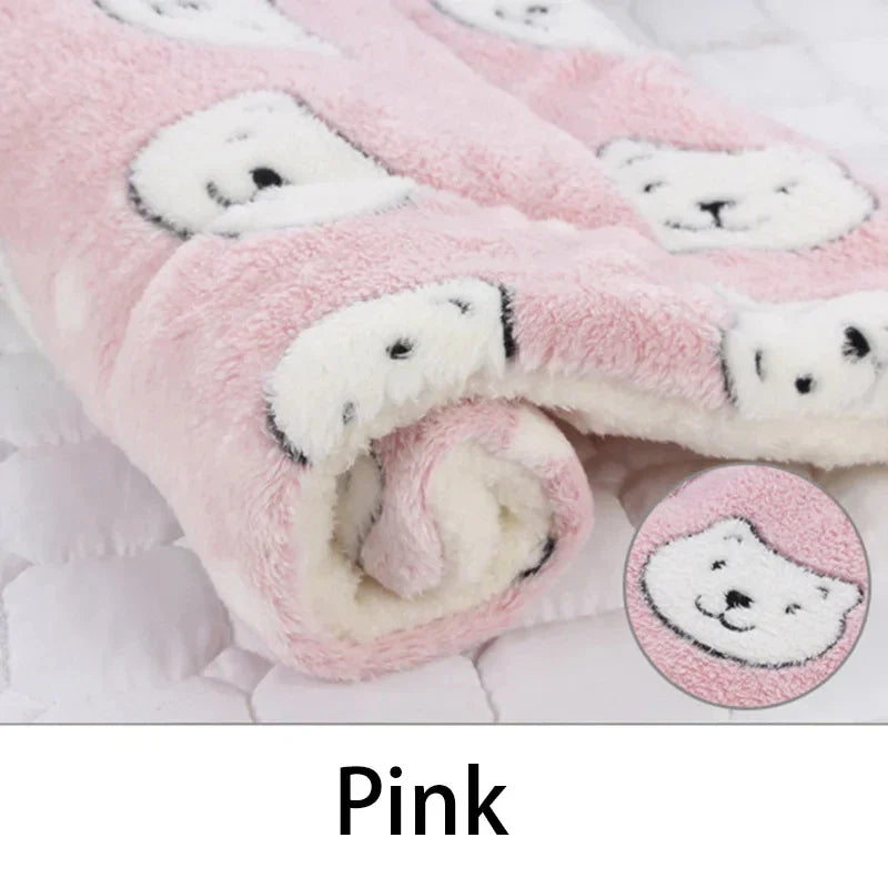 Eden - Flannel Sleeping Mat for Dogs and Cats, Non-Slip and Washable