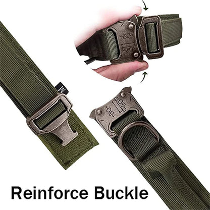 Cedar - Heavy Duty Tactical Dog Collar with Control Handle, 1000D Nylon