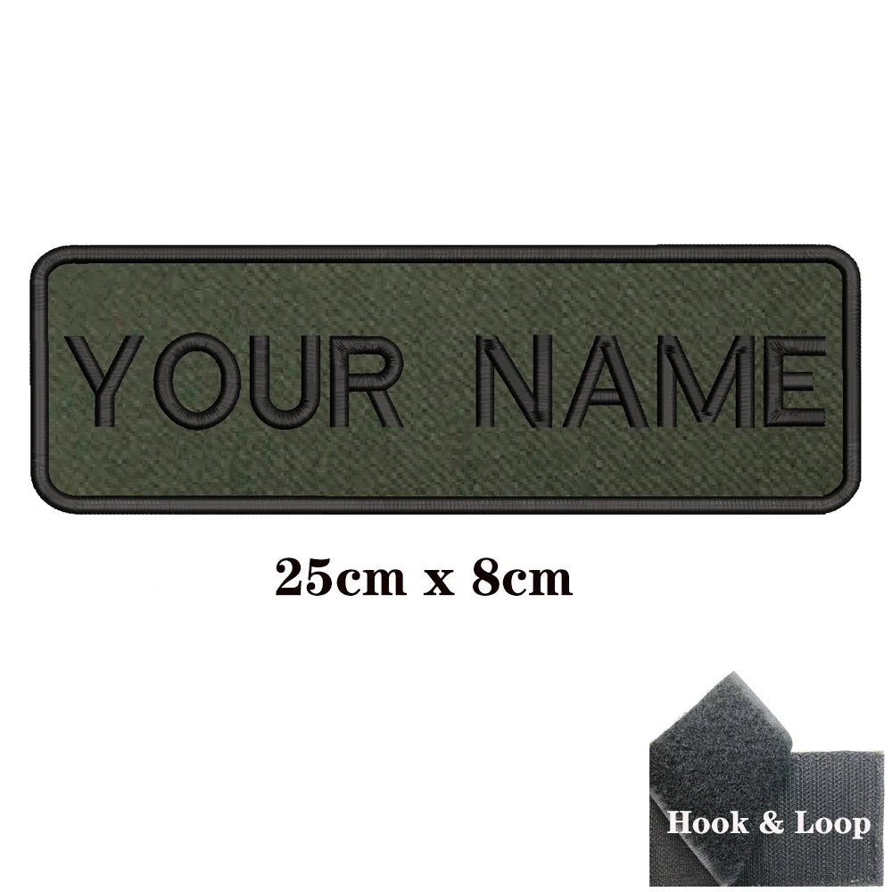 Trent - Personalised Velcro Dog Harness Name Patch