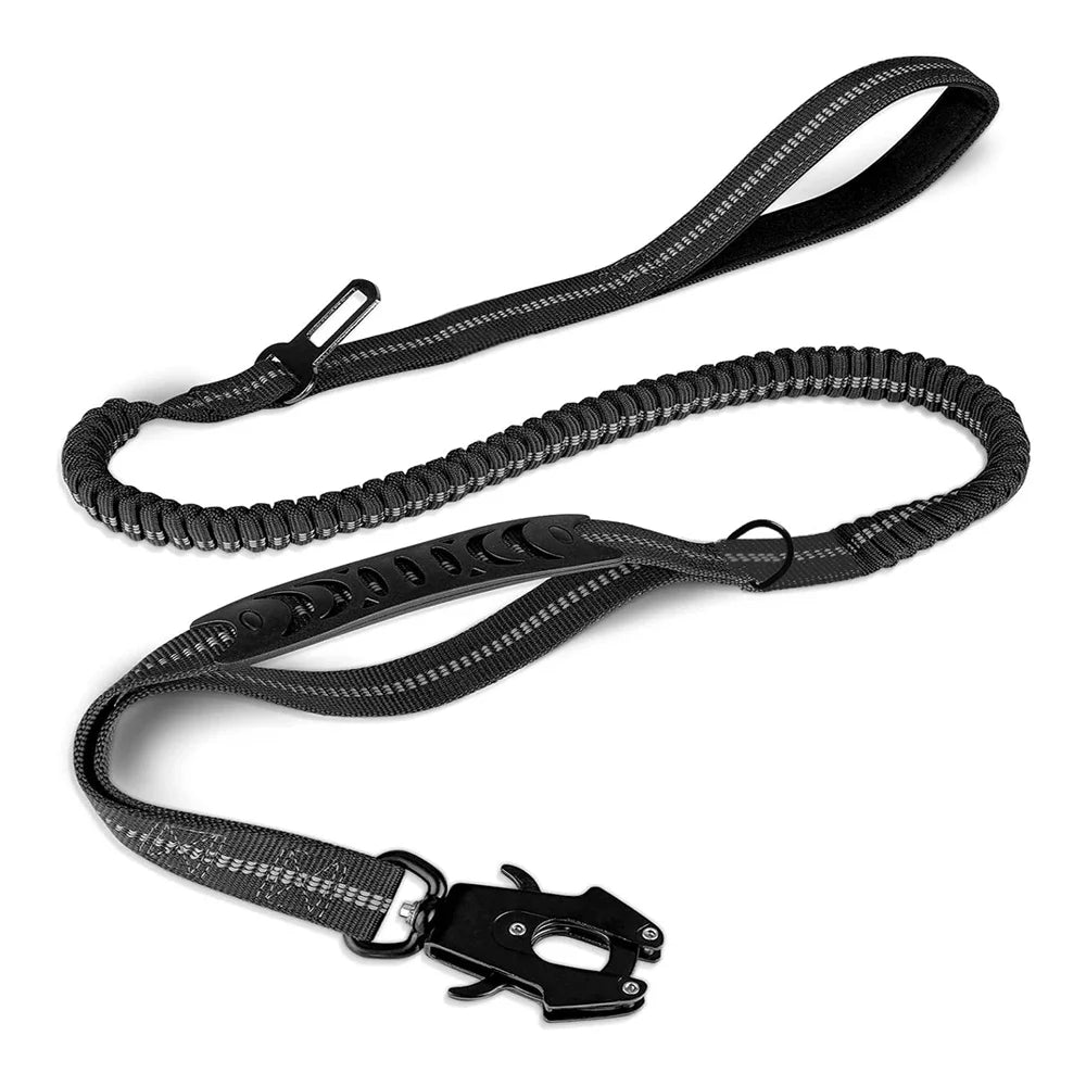 Vesper - Bungee Leash with Dual Handles and Car Clip