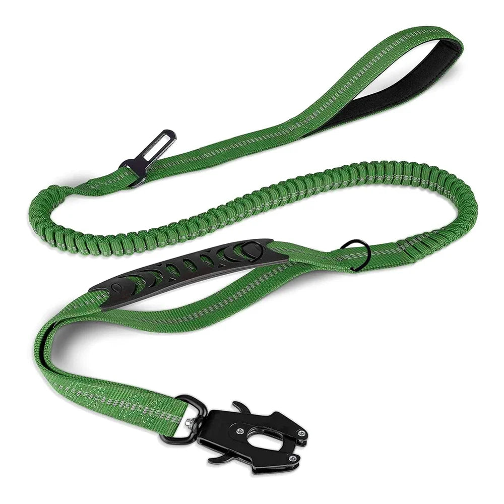 Vesper - Bungee Leash with Dual Handles and Car Clip