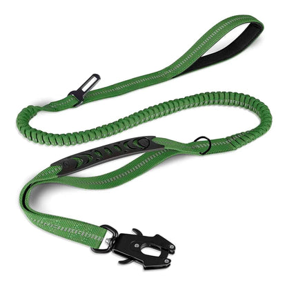 Vesper - Bungee Leash with Dual Handles and Car Clip