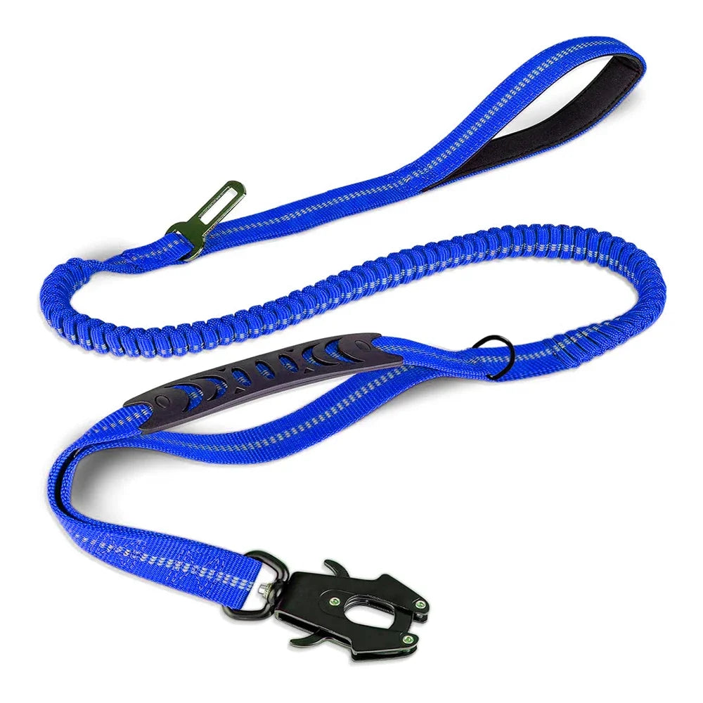 Vesper - Bungee Leash with Dual Handles and Car Clip