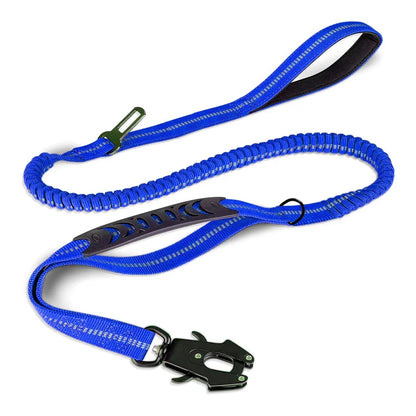Vesper - Bungee Leash with Dual Handles and Car Clip