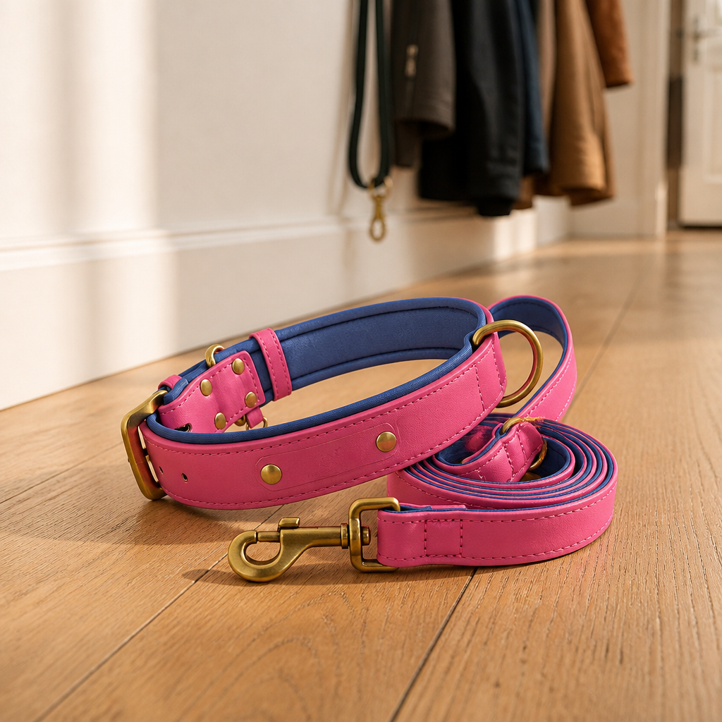 Slate dog collar set — product detail