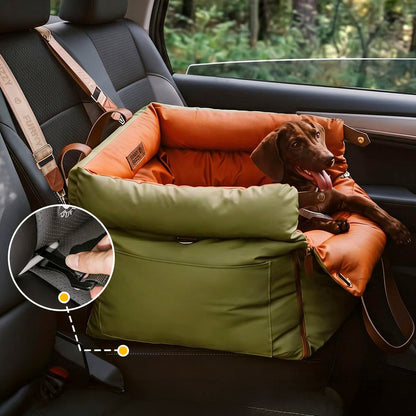 Flint - Dog Car Seat with LATCH Anchors, Waterproof