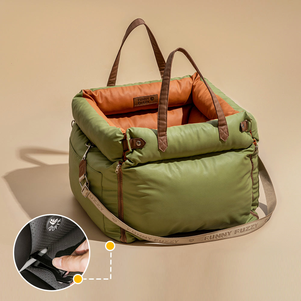 Flint - Dog Car Seat with LATCH Anchors, Waterproof