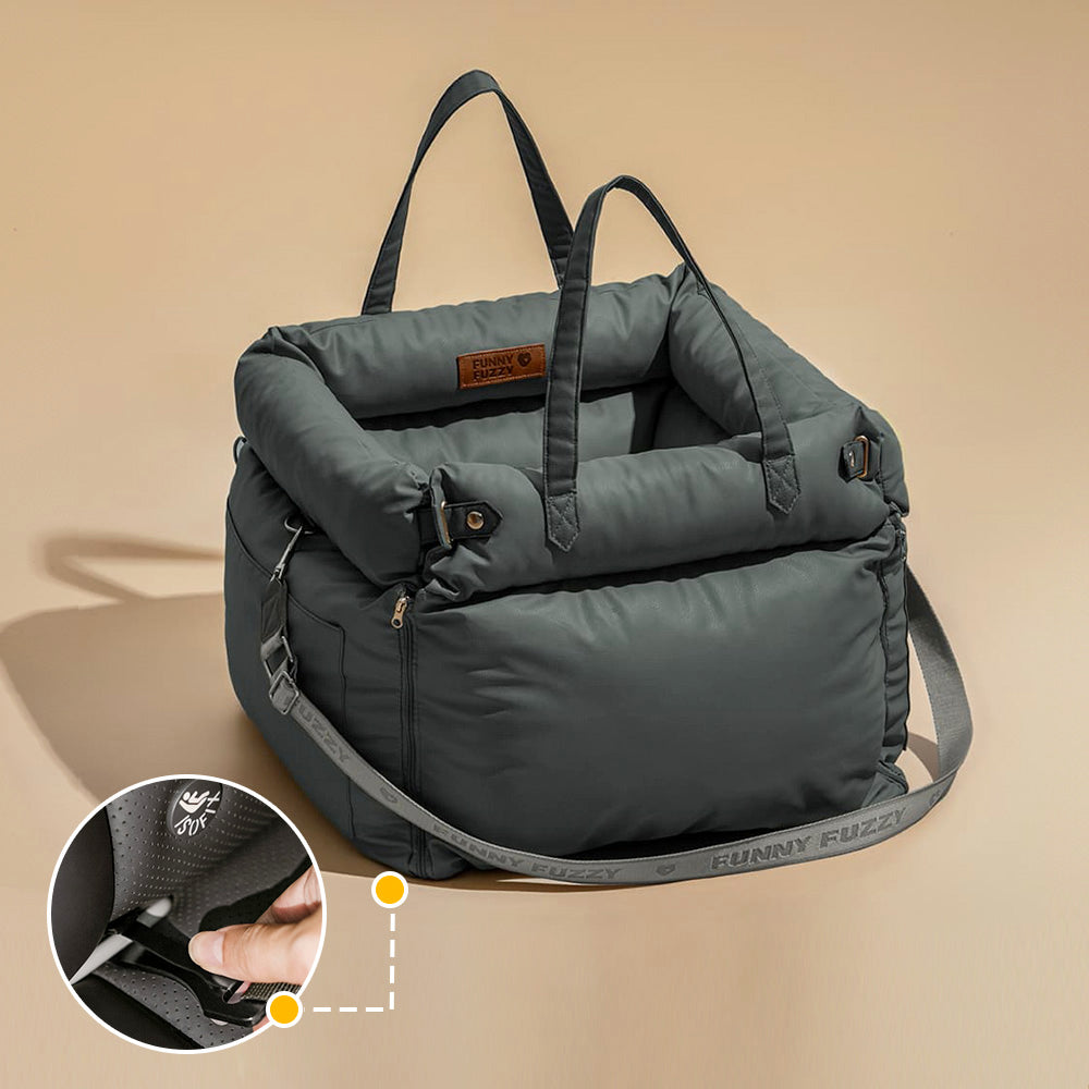 Flint - Dog Car Seat with LATCH Anchors, Waterproof