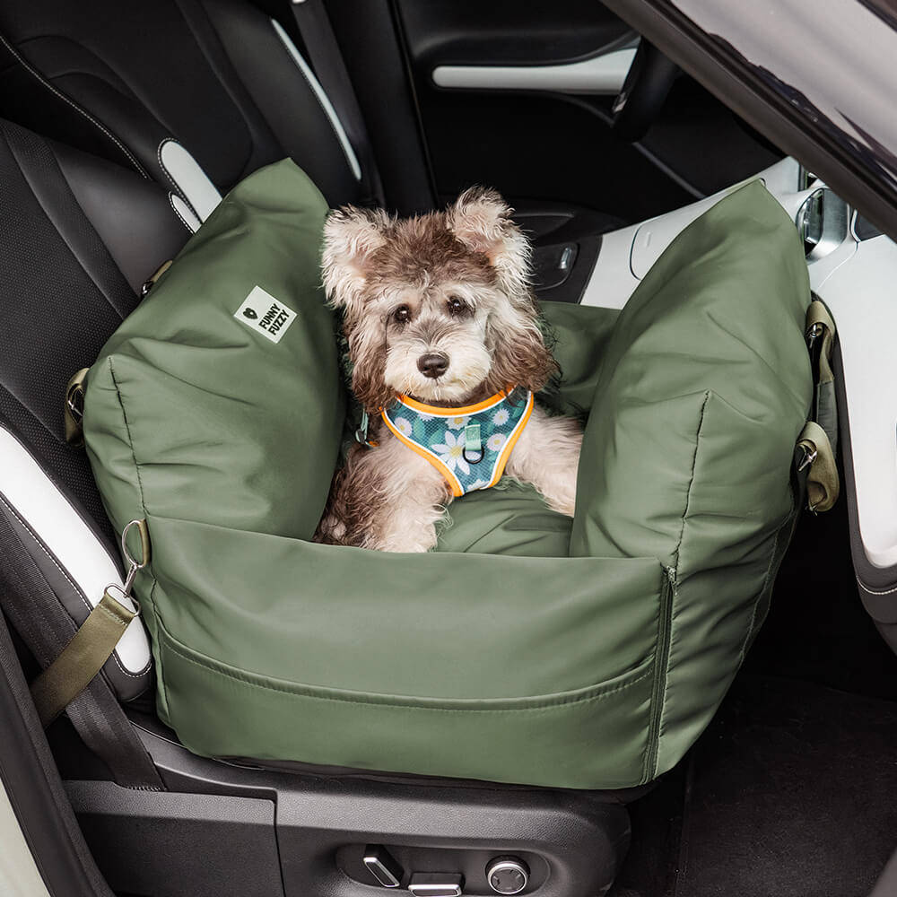 Linden - Dog Car Seat Bed with Safety Buckle, Dual-Use