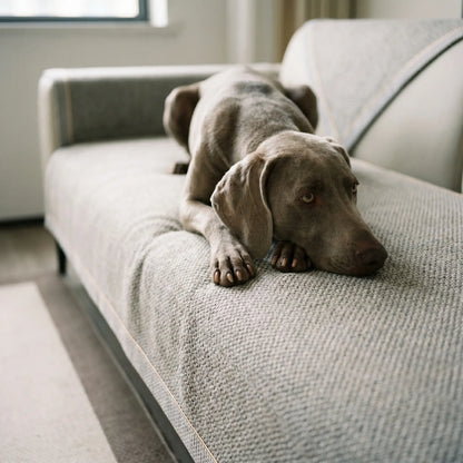Weimaraner on the Alder