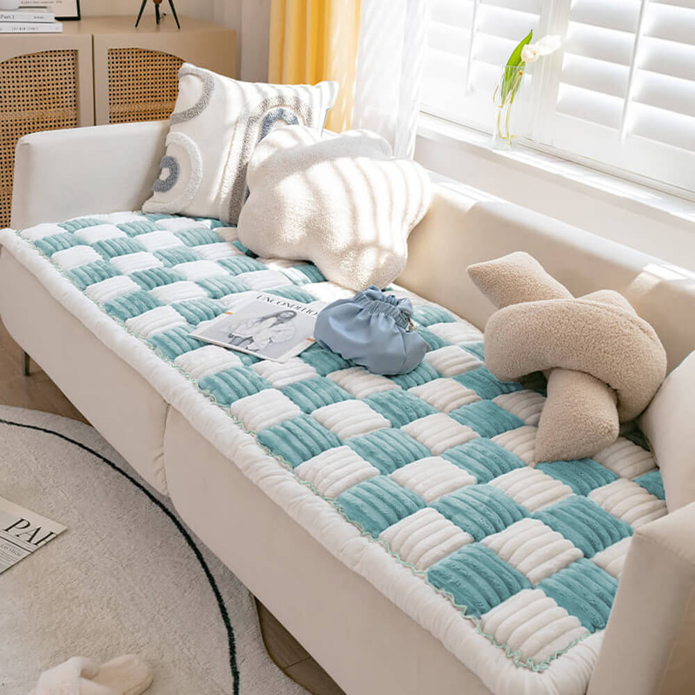 Quill - Chenille Dog Mat and Sofa Cover with Non-Slip Base