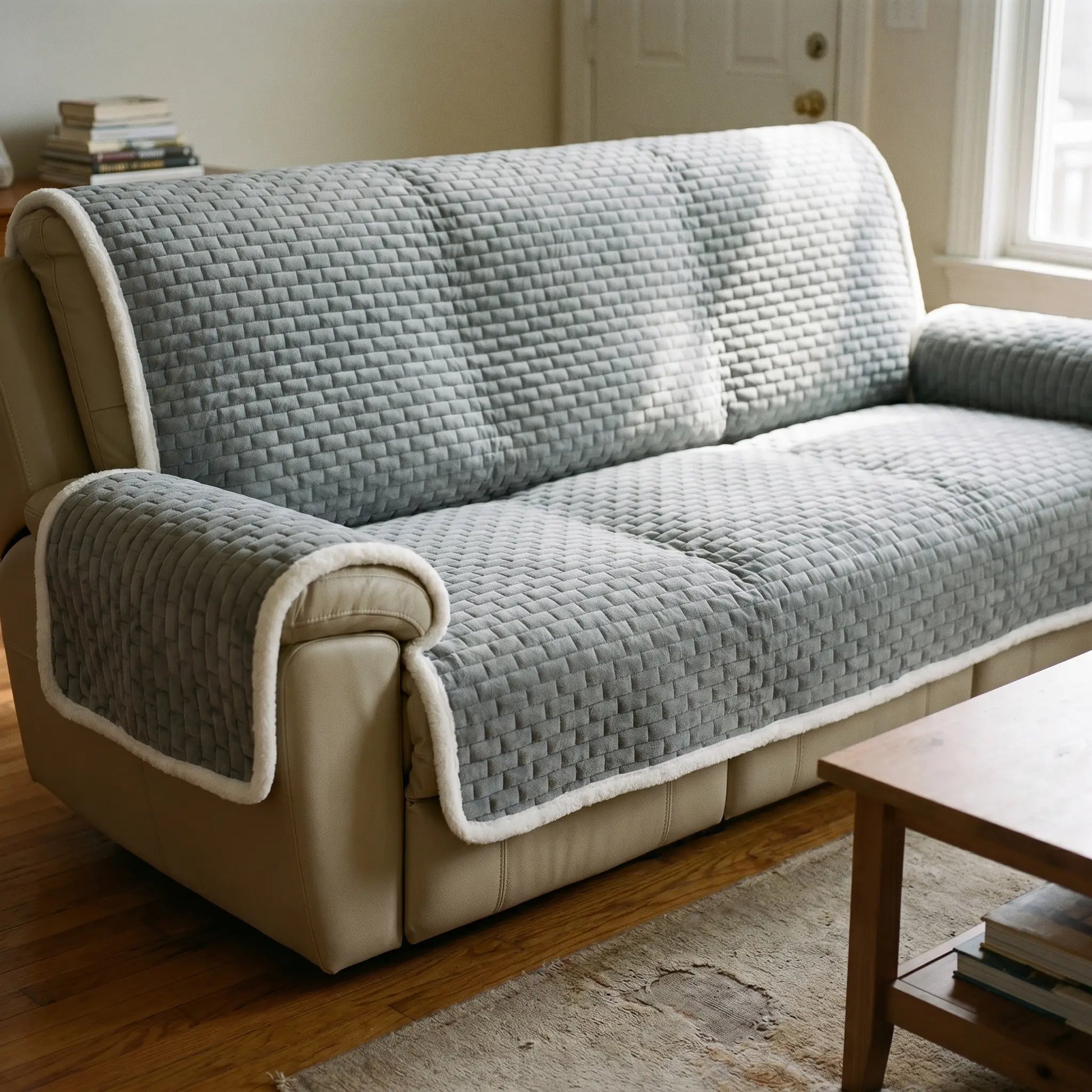 Cairn sofa cover in a home setting