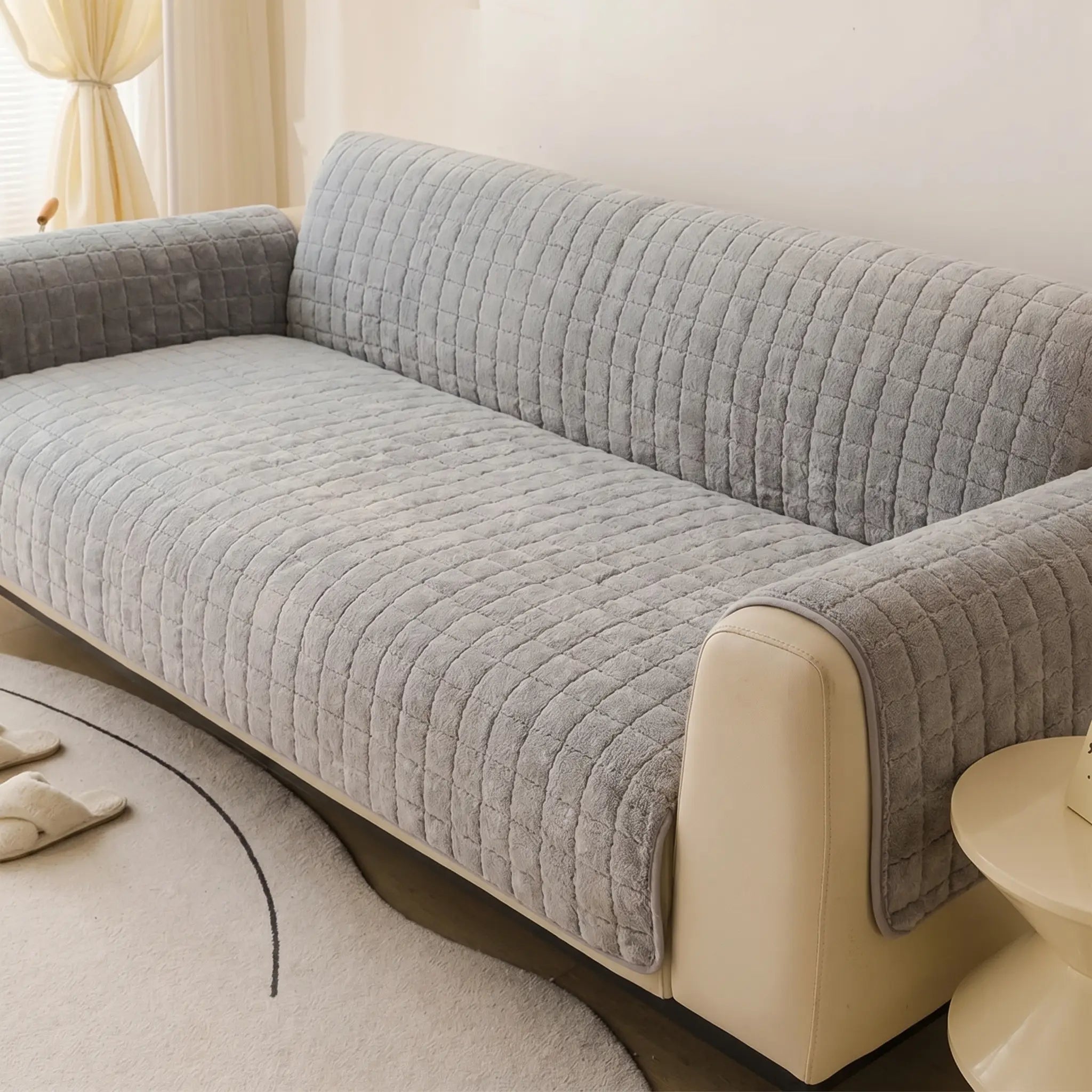 Corbin sofa cover in a home setting