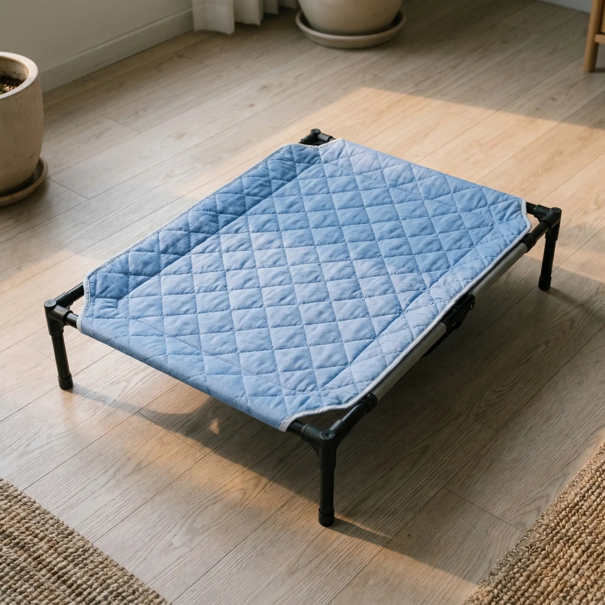 Dune cooling blanket in a home setting